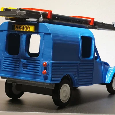 Mô hình xe Citroen AK400 tỉ lệ 1:18 in 3D cực đẹp