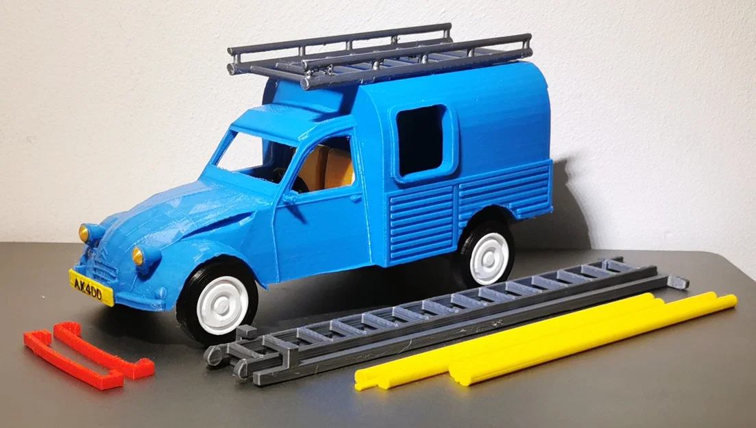 Mô hình xe Citroen AK400 tỉ lệ 1:18 in 3D cực đẹp - Image 7