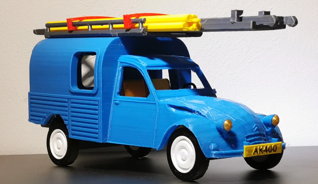 Mô hình xe Citroen AK400 tỉ lệ 1:18 in 3D cực đẹp - Image 9