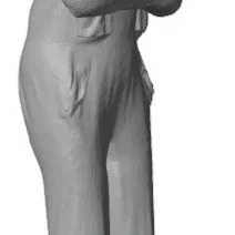 Nữ lái tàu hoả (F005-Helena 2) - Resin supported