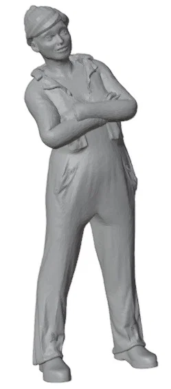 Nữ lái tàu hoả (F005-Helena 2) - Resin supported - Image 5