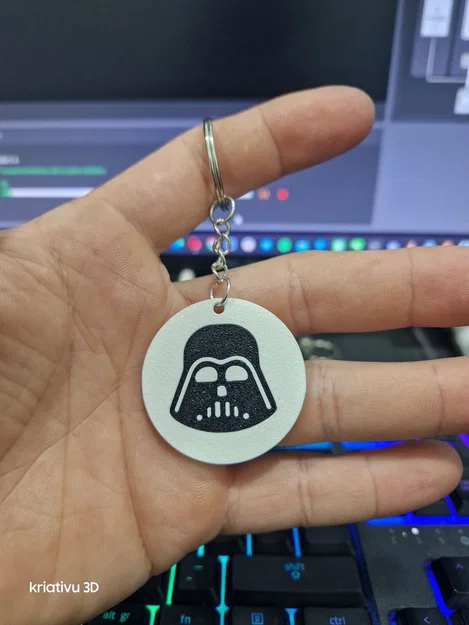 Móc khóa Star Wars Darth Vader in 3D siêu chất - Image 1