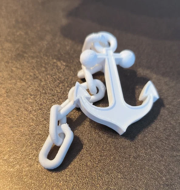 Mỏ neo & xích trang trí aquarium (Anchor with chain) - Image 1