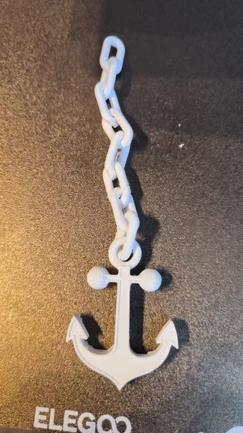 Mỏ neo & xích trang trí aquarium (Anchor with chain) - Image 3
