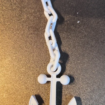 Mỏ neo & xích trang trí aquarium (Anchor with chain)