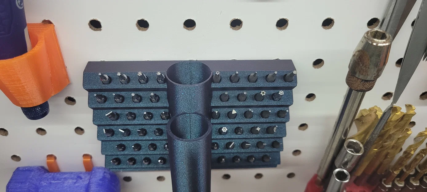 Khay treo tường 3D đựng mũi vít 4mm và tô vít tiện dụng - Image 9