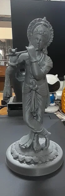 Mô hình 3D thần Krishna thổi sáo - Tác phẩm nghệ thuật tinh tế - Image 1