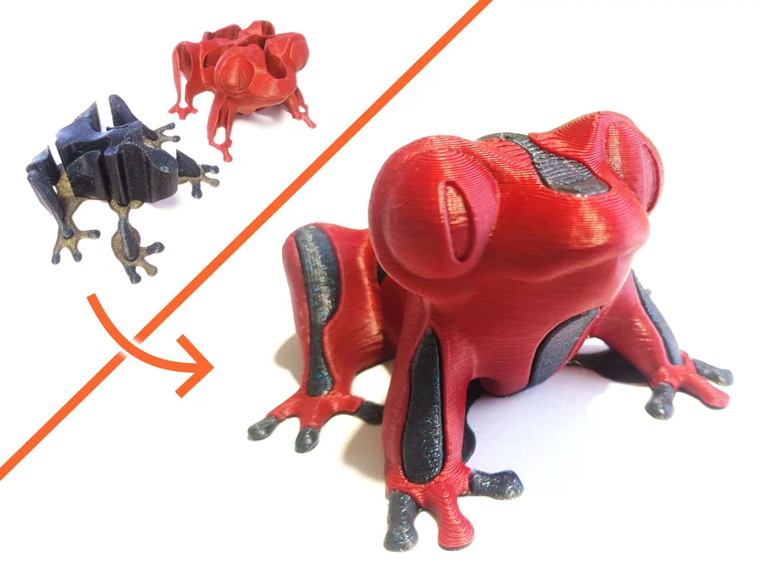 Single Extruder - Dual Color - Burp the Derpy Frog - Image 1