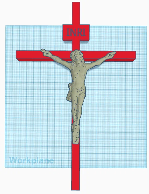 Mô hình 3D Chúa Jesus trên thánh giá – Thiết kế chi tiết cho in 3D - Image 1