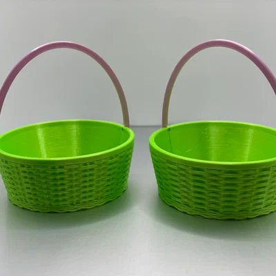 Mẫu in 3D Classic Easter Basket - Giỏ đựng quà xinh xắn