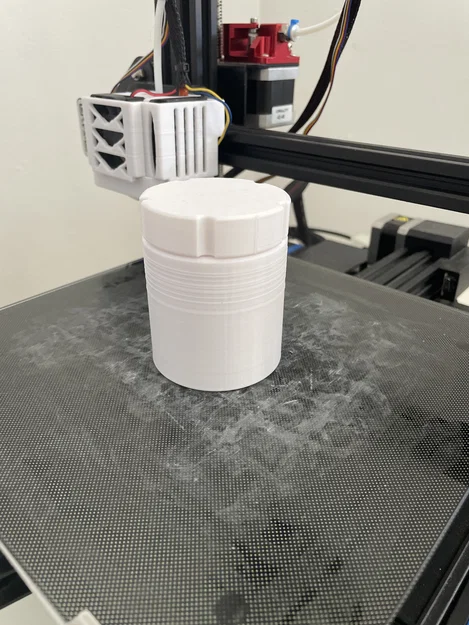 Hộp đựng đồ hình trụ 3D tiện lợi với nắp xoáy chắc chắn - Image 3