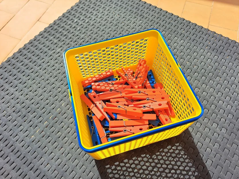 Giỏ Vuông có Tay Cầm Print-in-Place (Square Basket with print-in-place handles) - Image 5