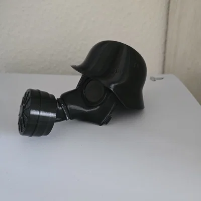 Nắp đậy móc kéo xe Tow Ball hình mặt nạ phòng độc độc đáo
