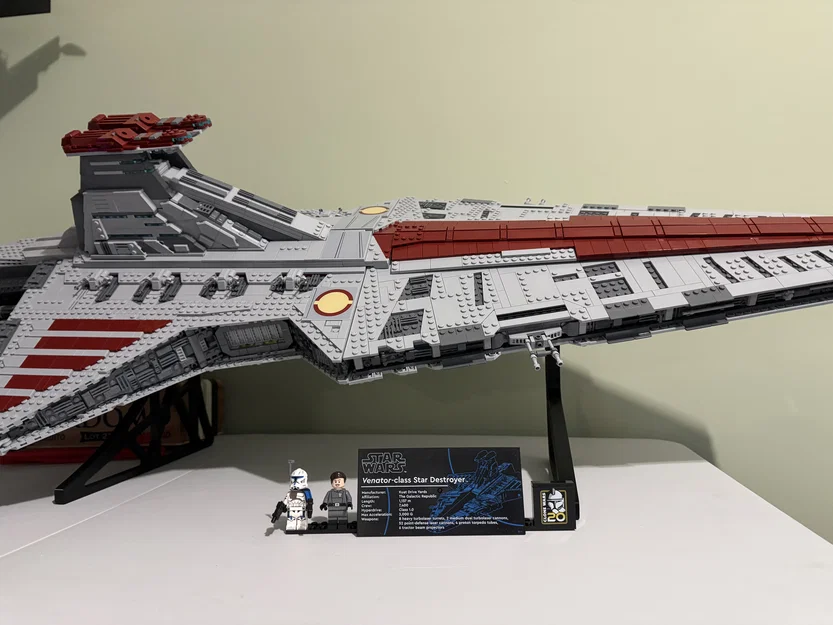 Chân đế phía sau tùy chỉnh cho Lego UCS Venator - Hỗ trợ in 3D - Image 1