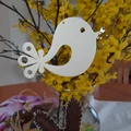 Mô hình chú chim trang trí mùa xuân (Ptáček) cho máy in 3D - Thumbnail 1