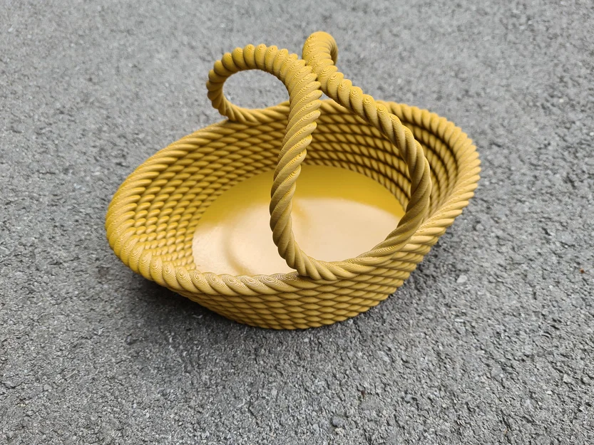 Giỏ Đựng Đồ Easter Rope Basket In 3D Đẹp Mắt - Image 1