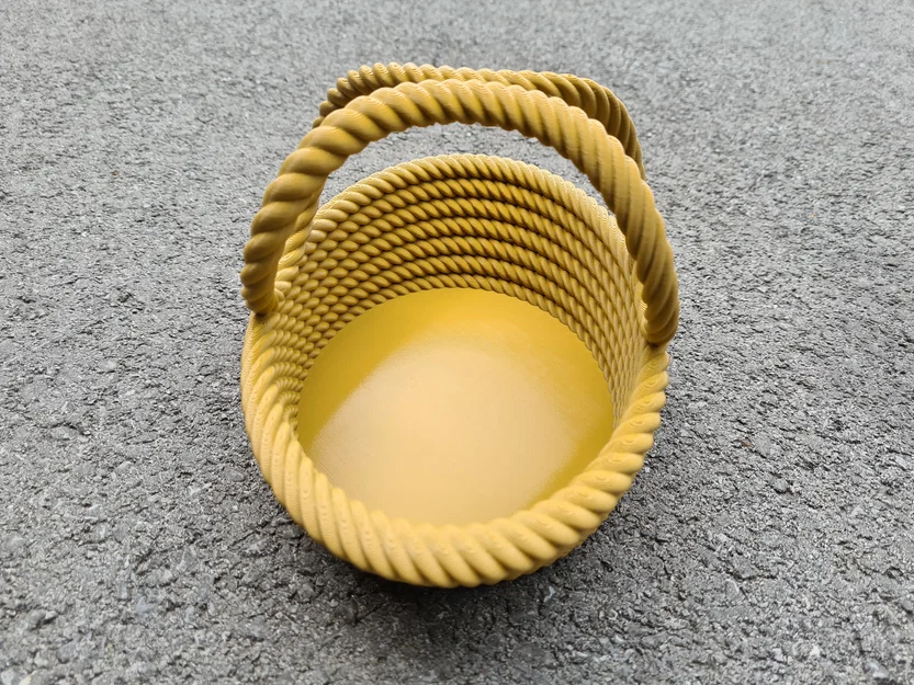 Giỏ Đựng Đồ Easter Rope Basket In 3D Đẹp Mắt - Image 5