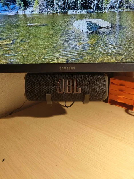 Giá đỡ JBL Flip 6 gắn VESA dưới màn hình (2 tay) - Image 1