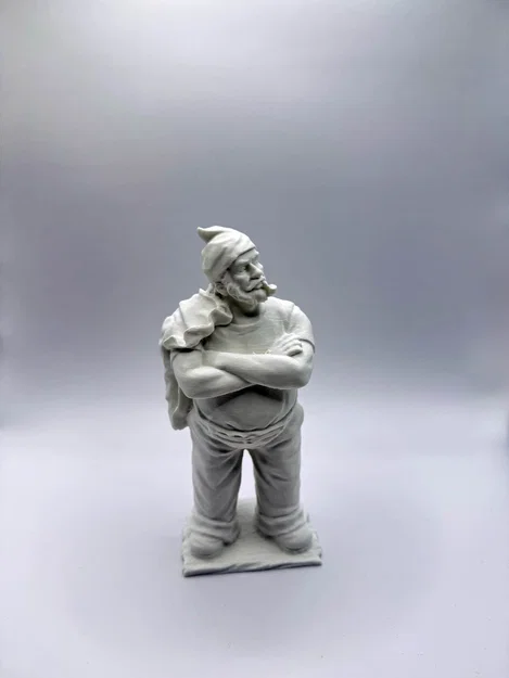 Mô hình điêu khắc bác ngư dân nghệ thuật (Fisherman Figure Sculpture) - Image 1