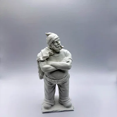 Mô hình điêu khắc bác ngư dân nghệ thuật (Fisherman Figure Sculpture)