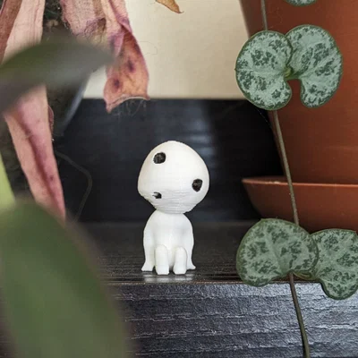 Mô hình Kodama (Linh hồn cây) từ Princess Mononoke để in 3D