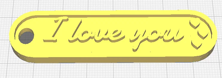 Móc khóa “I love you” / Schlüsselanhänger - Image 1