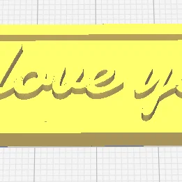Móc khóa “I love you” / Schlüsselanhänger