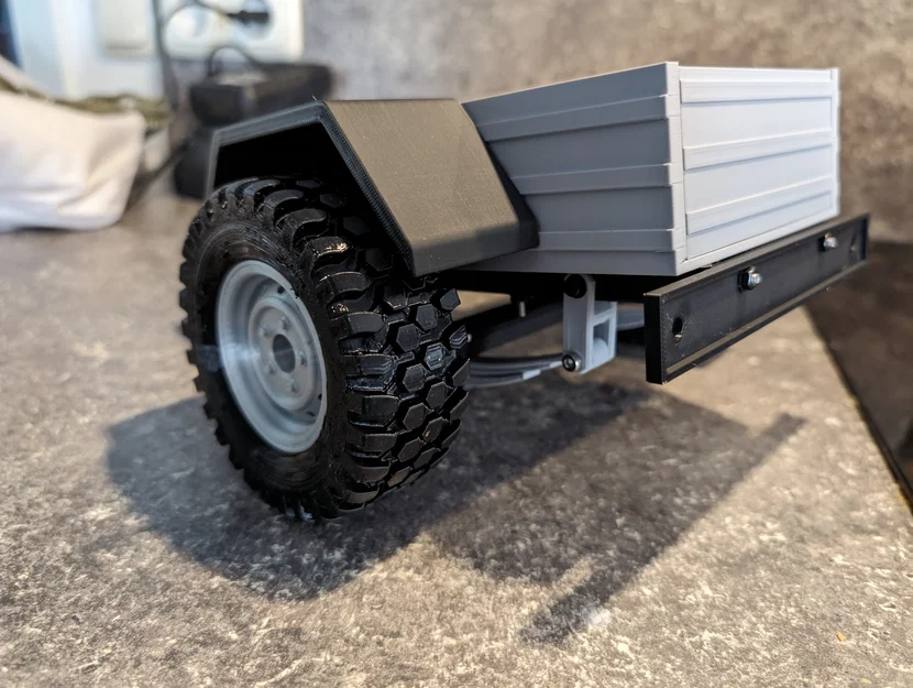 Bộ bánh xe 3D in cho mô hình rơ-moóc - Tiết kiệm và chân thực - Image 1