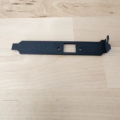 Bracket PCIe RJ45 Panel Mount Passthrough
