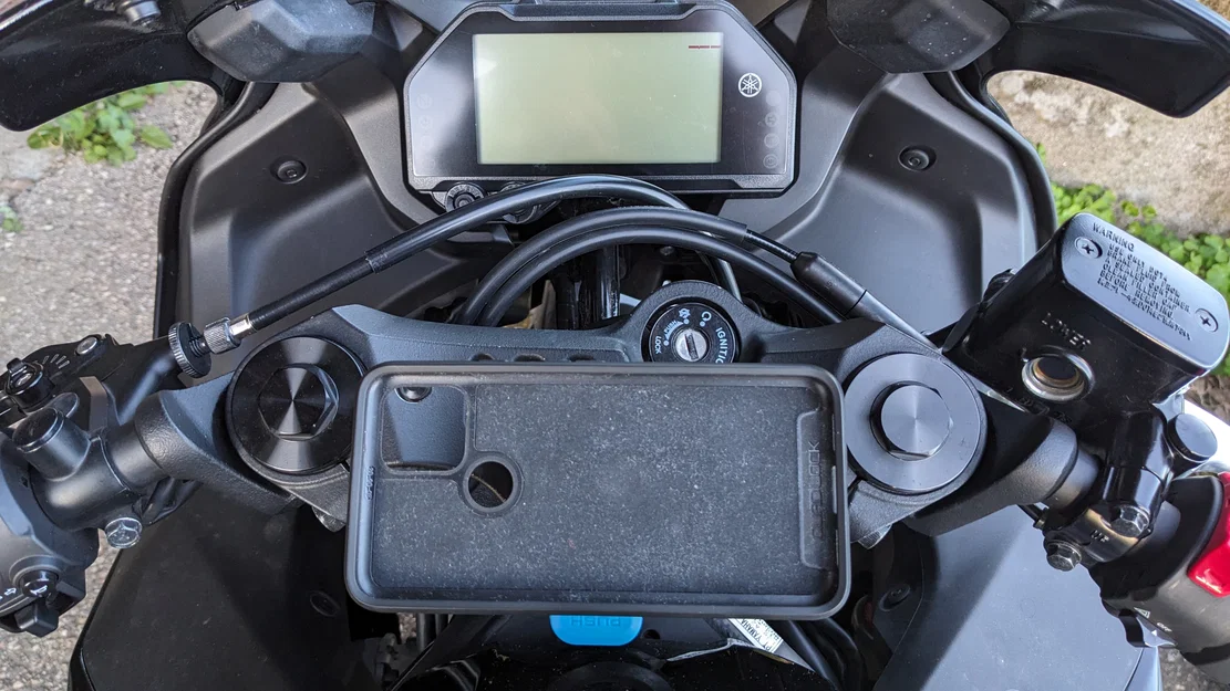 Giá Đỡ Điện Thoại Quadlock Tự In Cho Yamaha R3 - Image 5