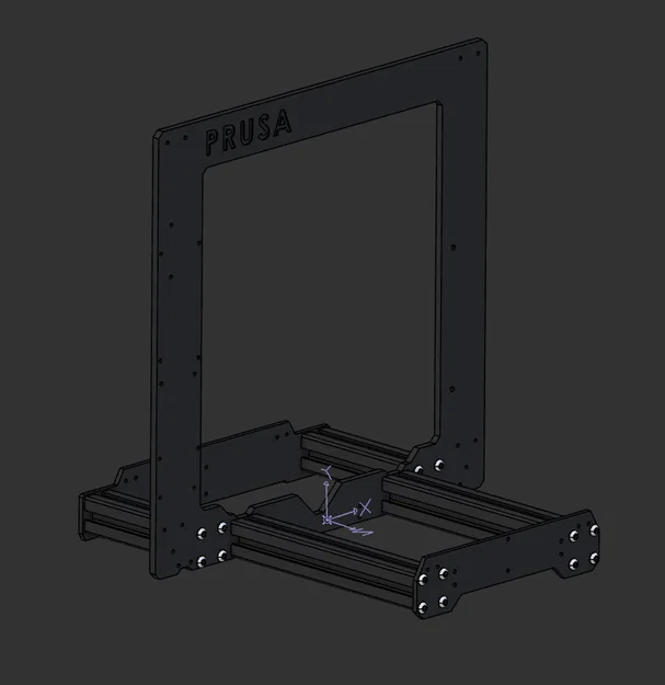 File thiết kế khung máy in Prusa MK3 (STEP) cho mod và tùy chỉnh - Image 1