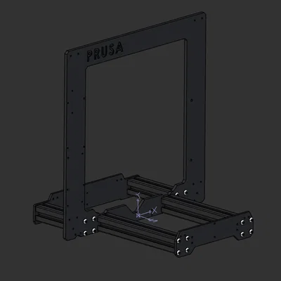 File thiết kế khung máy in Prusa MK3 (STEP) cho mod và tùy chỉnh