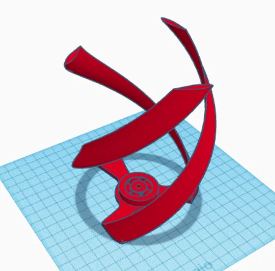 Mô hình tua bin gió Darrieus in 3D (Thiết kế xoay linh hoạt) - Image 7