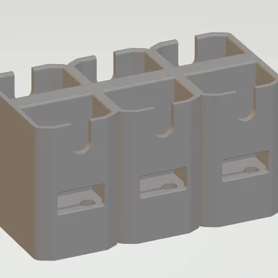 Khay ốp sạc pin VEX V5 (VEX Robotics battery charging sleeve) in 3D