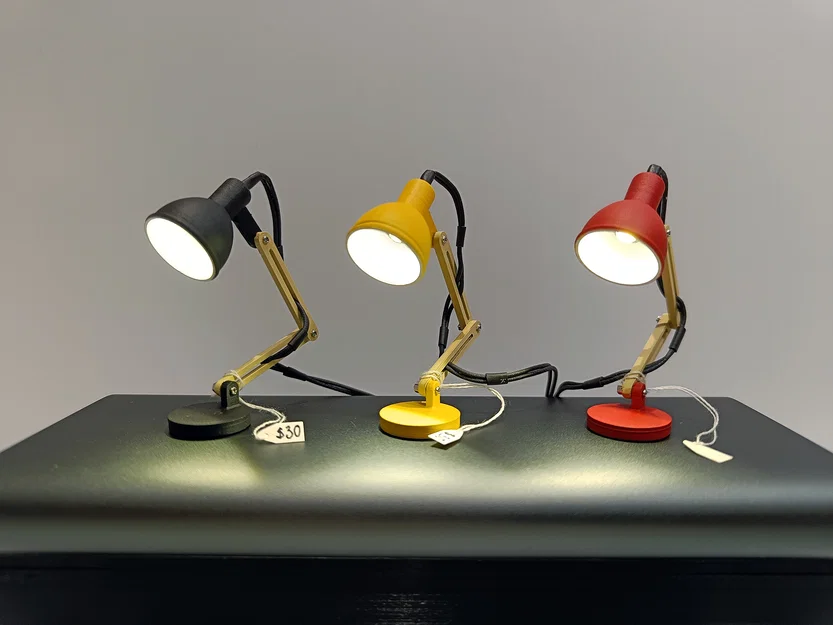 Đèn Bàn Điều Chỉnh Tỉ Lệ 1/10 (1/10 Scale Adjustable Desk Lamp) - Image 4