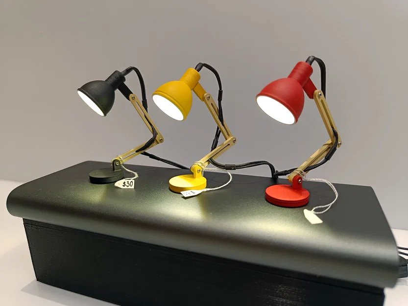 Đèn Bàn Điều Chỉnh Tỉ Lệ 1/10 (1/10 Scale Adjustable Desk Lamp) - Image 5
