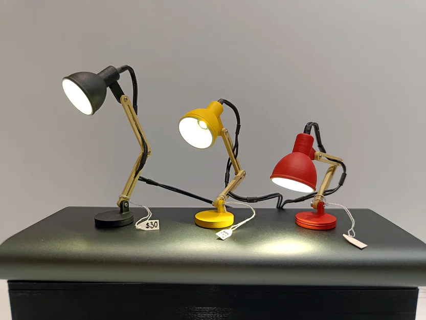 Đèn Bàn Điều Chỉnh Tỉ Lệ 1/10 (1/10 Scale Adjustable Desk Lamp) - Image 6