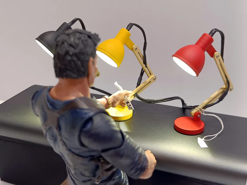 Đèn Bàn Điều Chỉnh Tỉ Lệ 1/10 (1/10 Scale Adjustable Desk Lamp) - Image 7
