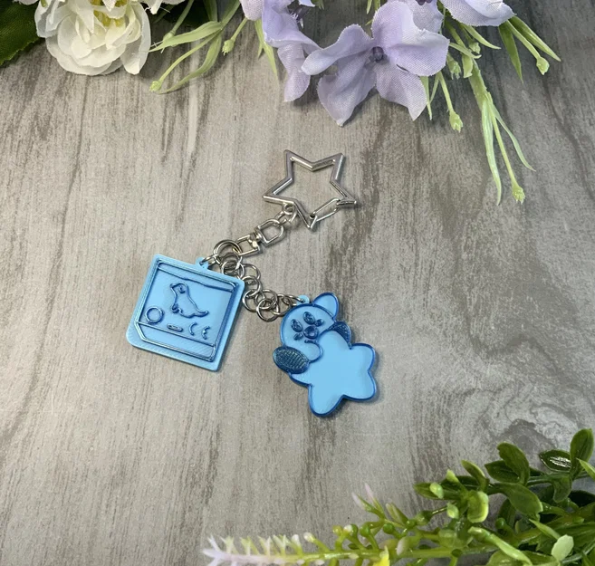 Móc khóa Kirby (1.25 inch) - Image 2