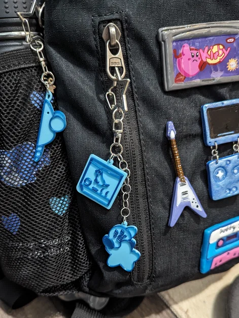 Móc khóa Kirby (1.25 inch) - Image 3