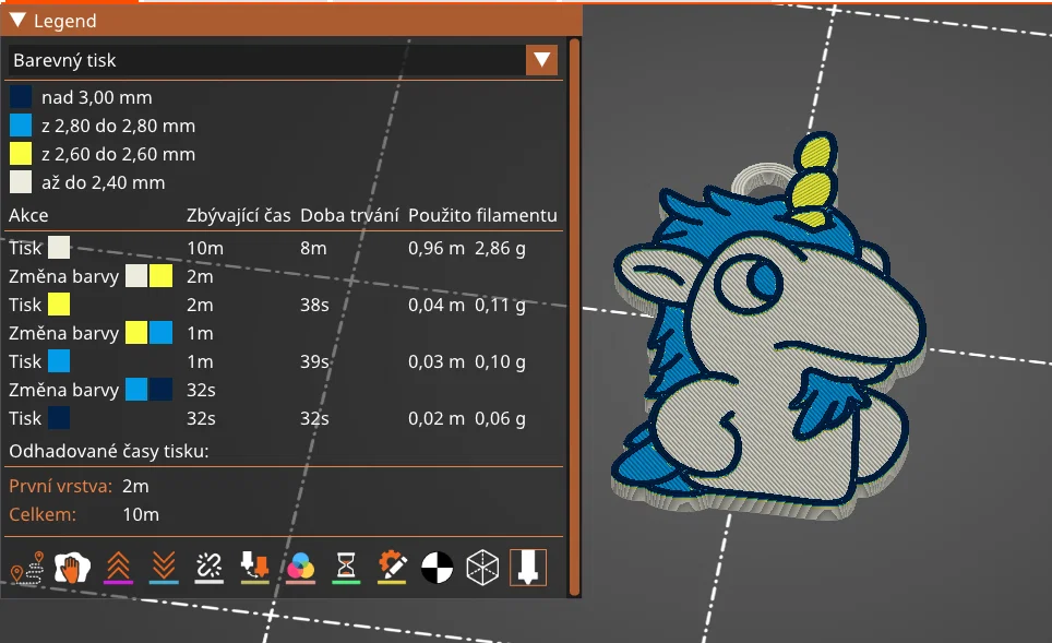 Móc khóa kỳ lân Unicorse từ phim Bluey - Image 2