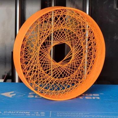 Bullseye String Art - Mô hình nghệ thuật trang trí in 3D ấn tượng
