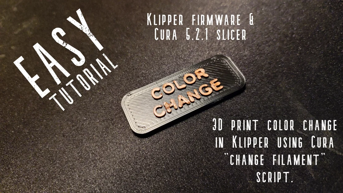 Mẫu 3D test Filament Change *Tutorial* - Image 1