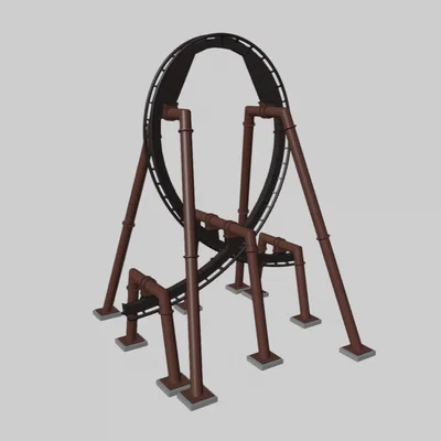 Roller Coaster - Inverted Loop 1:64 (Vòng lộn ngược tỉ lệ 1:64)
