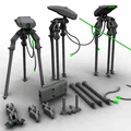 Mô hình Trípode 3D – Cỗ máy viễn tưởng cho game INGENIOS - Thumbnail 1