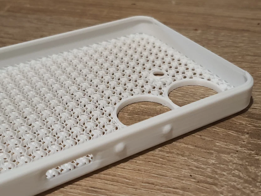 Ốp lưng in 3D cho Xiaomi POCO C65 thiết kế dạng lưới tản nhiệt - Image 1