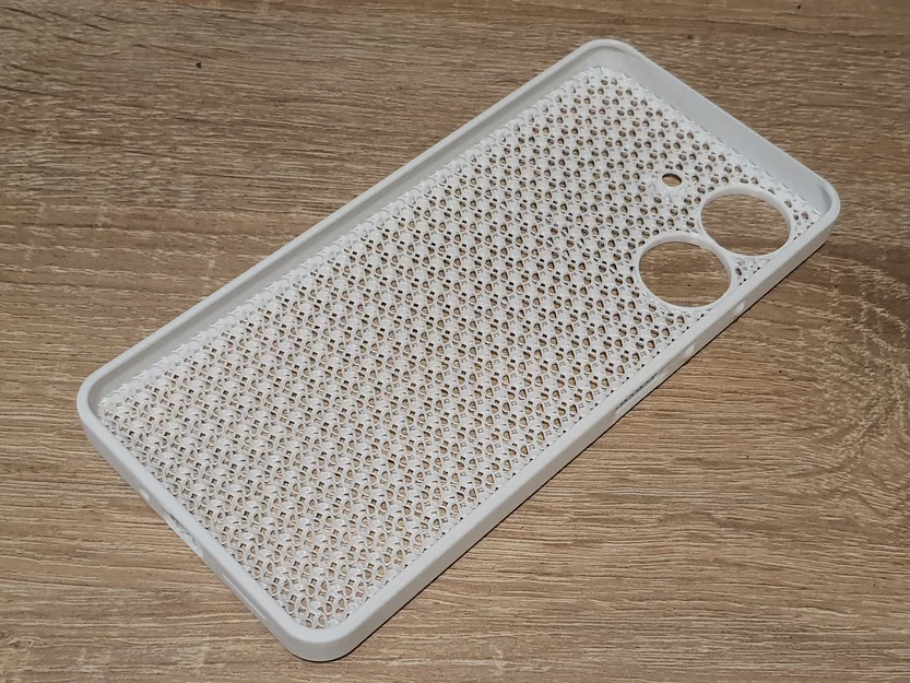 Ốp lưng in 3D cho Xiaomi POCO C65 thiết kế dạng lưới tản nhiệt - Image 2