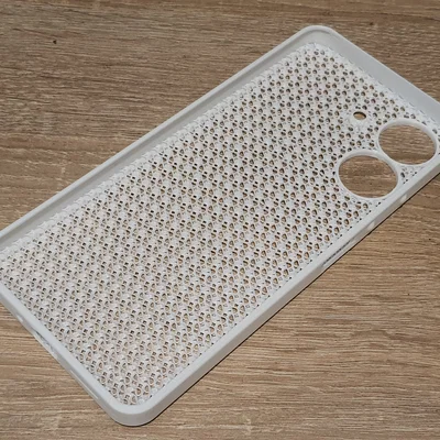 Ốp lưng in 3D cho Xiaomi POCO C65 thiết kế dạng lưới tản nhiệt