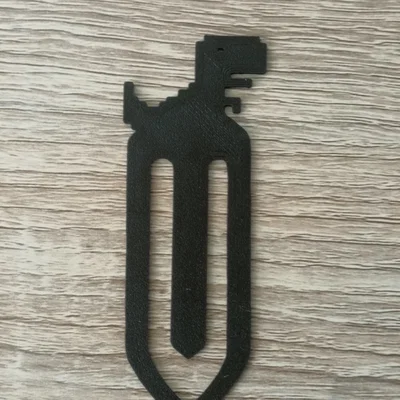Kẹp sách hình khủng long in 3D (Dinosaur Paper Clip) cực chất