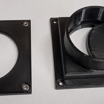 Bộ chuyển đổi ống xả 3 inch kèm van chặn cho tủ máy in 3D